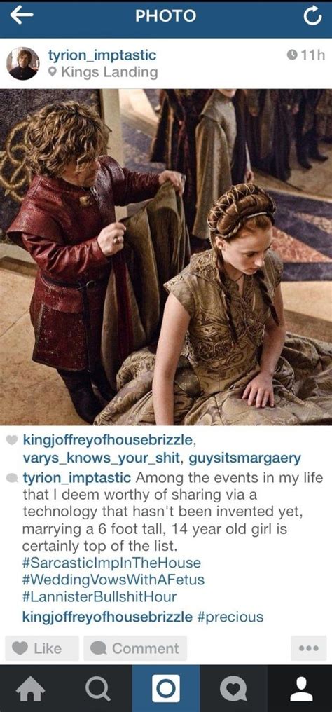 If Tyrion Lannister From "Game Of Thrones" Had Instagram | Tyrion