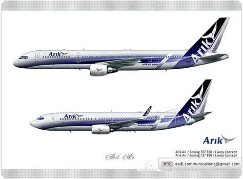 Arik Airs Stunning Livery Concept For Boeing 757 330