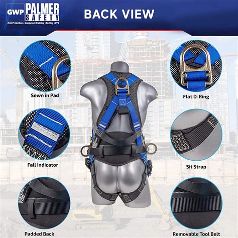 Buy Palmer Safety Fall Protection Hammerhead Kit I 5pt Safety Harness