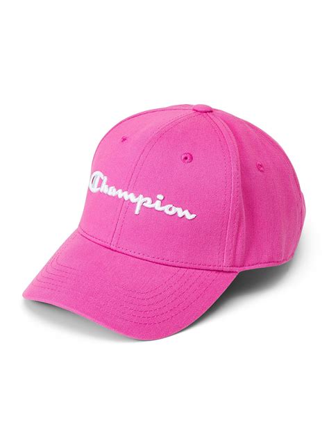 Champion Embossed Signature Baseball Cap In Dusky Pink Pink Lyst