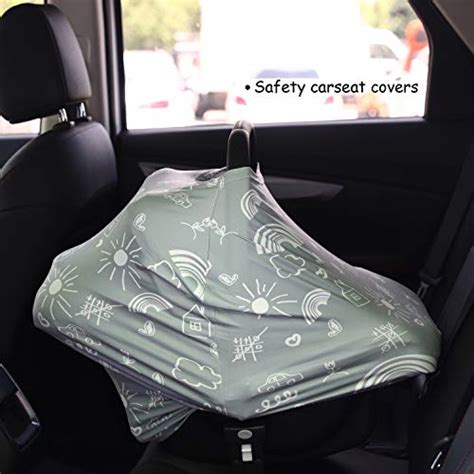 Carseat Canopy Breastfeeding Cover Multi Use Infant Stroller Cover