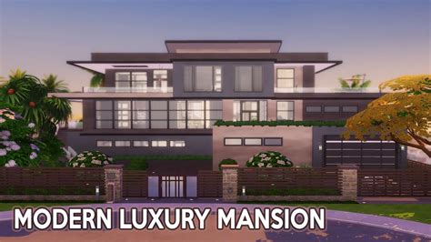 Modern Luxury Mansion For Celebrity The Sims 4 No Cc Stop
