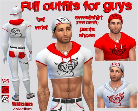 Full Outfits For Guys By Ciaolatino38 At Mod The Sims Sims 4 Updates