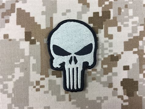 Specwarfare Airsoft Warrior Punisher Skull Velcro Patch Navy Seal