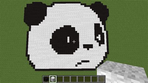 Panda Head On Minecraft By Chowder017 On Deviantart