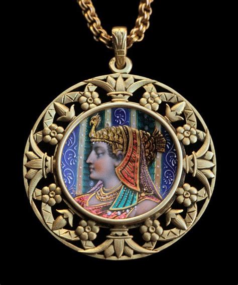 egyptian revival cleopatra pendant egyptian revival jewelry egyptian jewelry pendant