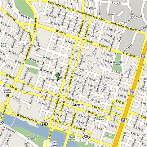 Map Of Downtown Austin