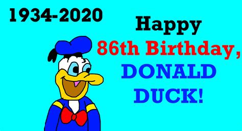 Donald Ducks 86th Birthday By Mjegameandcomicfan89 On Deviantart