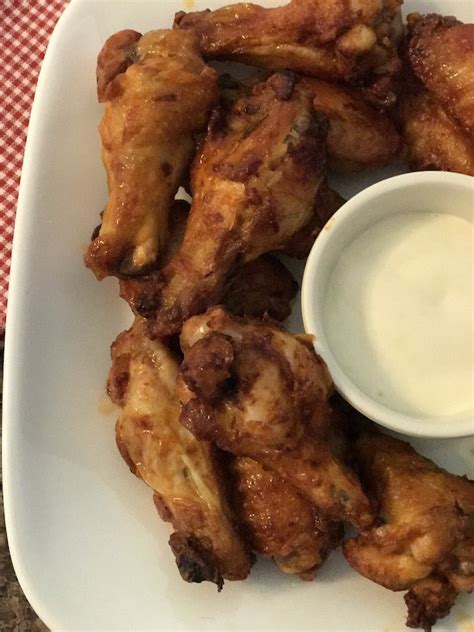All you'll need is an air fryer to fry these chicken wings into super crispy deliciousness. Skinny Chicken Wings Buffalo Style Air Fryer Recipe | Just ...