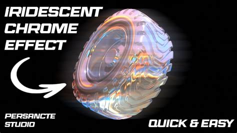 How To Make This Iridescent Chrome Effect In Blender Quick And Easy