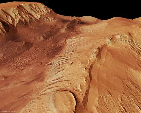 Scientists Spot Water Ice Under The Grand Canyon Of Mars Space