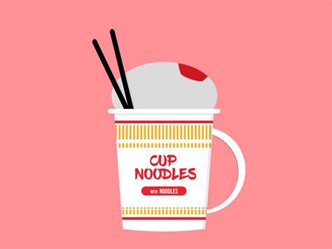 cup noodles by matt pua on dribbble