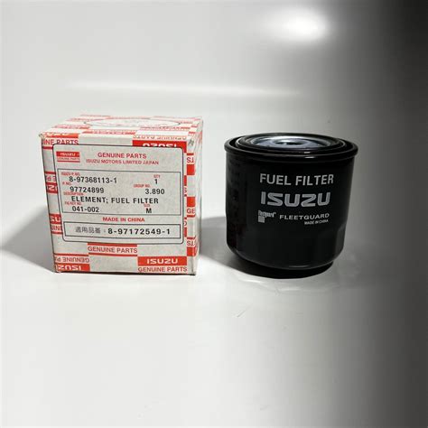 Isuzu 5876100410 Cross Reference Fuel Filters