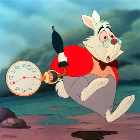 White Rabbit Alice In Wonderland Im Late Art Disney Disney Magic