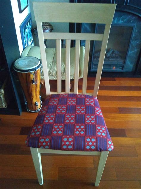 Chair with Ankara covering. | Chair, Decor, Home decor