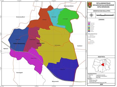 Peta Administrasi Kecamatan Getasan Kabupaten Semarang Neededthing