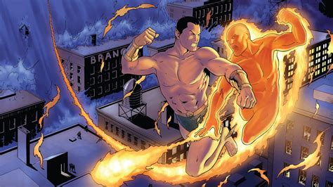 P Namor The Sub Mariner Johnny Storm Marvel Comics Comics Human Torch Marvel Comics