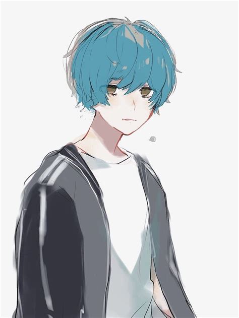 35 Anime Guy With Blue Hair Images Onurcanaydogmus