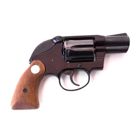 Colt Agent 38 Caliber Revolver With Factory Hammer Shroud C1373