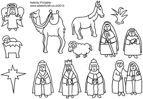 Free Printable Nativity Story Coloring Pages Free Printable
