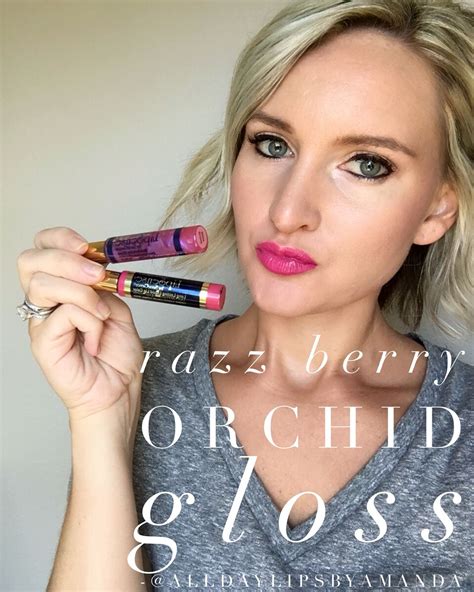 Razzberry LipSense With Orchid Gloss Lipsense Lip Colors Lipsense
