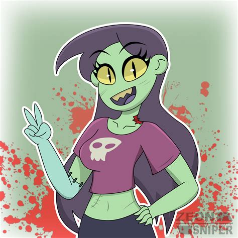 zombie girl by zeonsniper on newgrounds