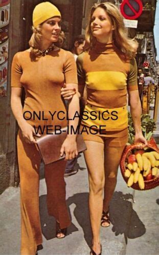 1970 Sexy Cute Mod Fashion Girls 8x10 Photo Beautiful Hippie Pinup Cheesecake 692636631842 Ebay