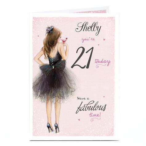 buy personalised birthday card glamorous tutu editable age for gbp 1 79 card factory uk