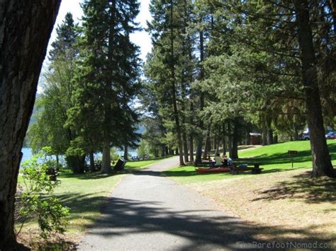 Campground At Paul Lake British Columbia The Barefoot Nomad