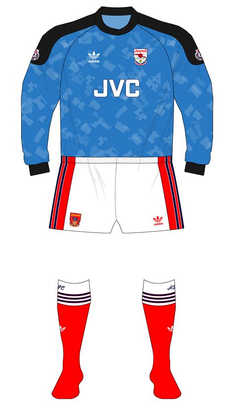 Arsenal-1990-1991-adidas-goalkeeper-shirt-blue-Seaman-Norwich-01