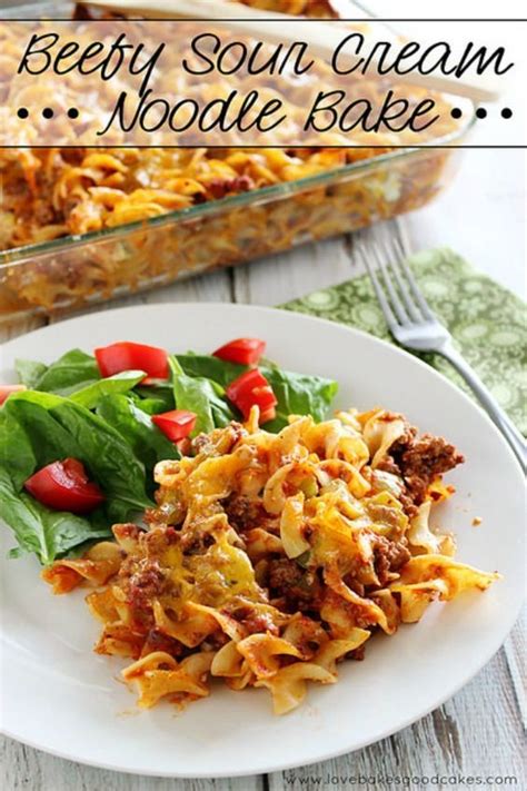 Maybe you would like to learn more about one of these? Beefy Sour Cream Noodle Bake | Recipe (With images) | Food ...