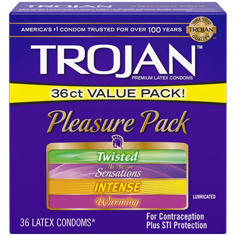 Trojan Pleasure Pack36c Condoms