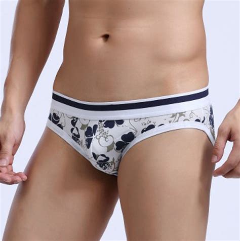 Fashion Briefs Men Low Waist Male Cotton Panties Tight Mens Underwear