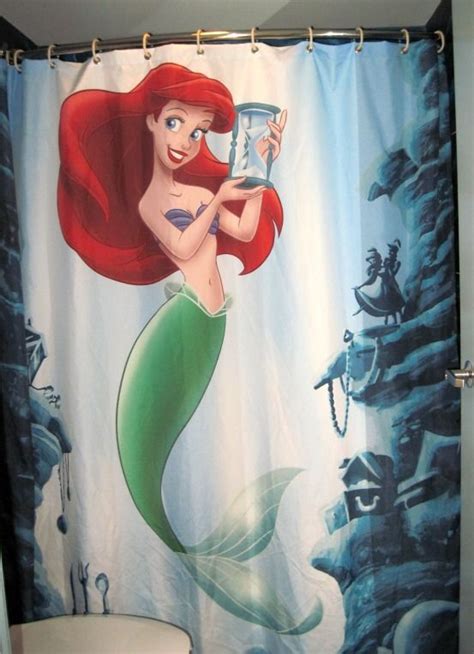 Dry your land legs on a mermaid themed bath mat. Disney Princess Ariel Little Mermaid Bathroom Decor ...