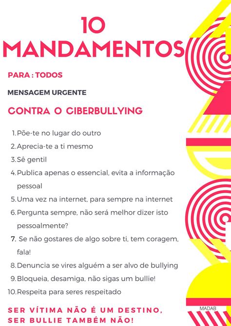 10 Mandamentos Para Prevenir E Combater O Ciber Bullying By Maria Antónia Brandão Issuu