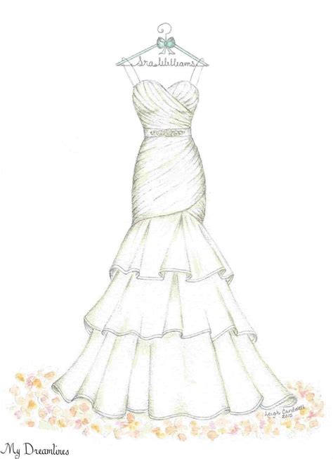 Dress Drawing Easy At PaintingValley Explore Collection Of Dress