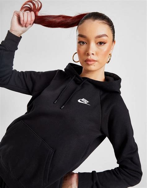Buy Black Nike Sportswear Essential Overhead Hoodie Womens Jd Sports