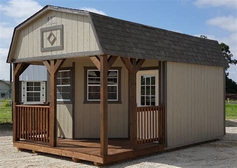 Beautiful Deluxe Lofted Cabin 12x20 Portable Building Portable