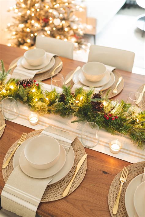 A Classic Cozy Christmas Tablescape - VIV & TIM