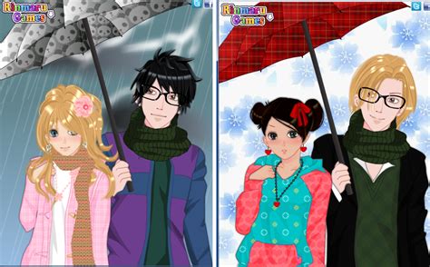 Anime Winter Couple Dress Up Game By Pichichama On Deviantart