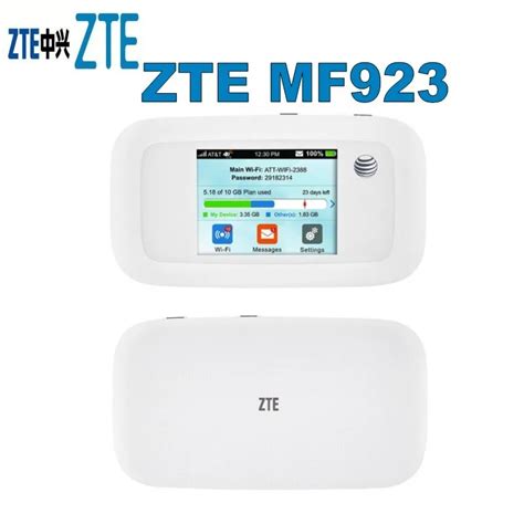 Zte Mf923 Atandt Velocity 4g Lte Mobile Hotspot With Touch Screen