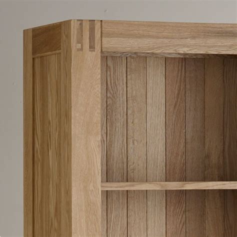 Alto Natural Solid Oak Bookcase Living Room Furniture