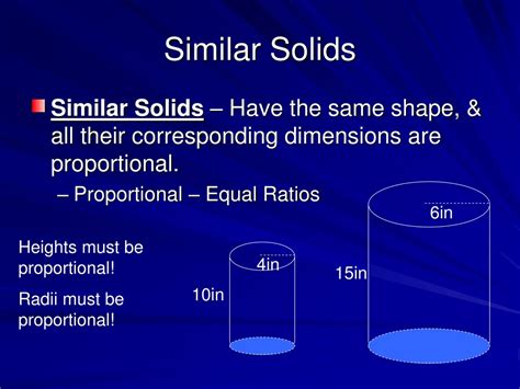 Ppt Areas And Volumes Of Similar Solids Powerpoint Presentation Id