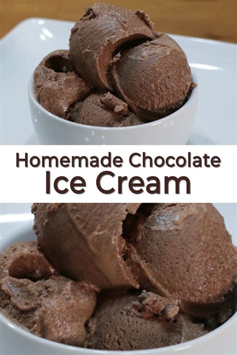 Homemade Chocolate Ice Cream Artofit