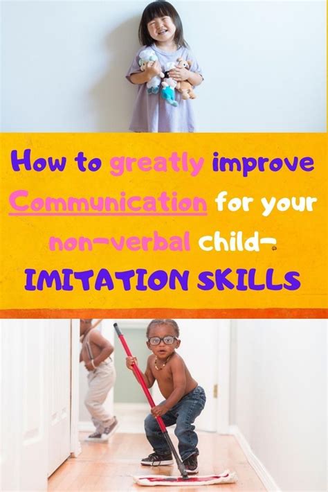 How To Improve Communication For Your Non Verbal Child Imitation Skills
