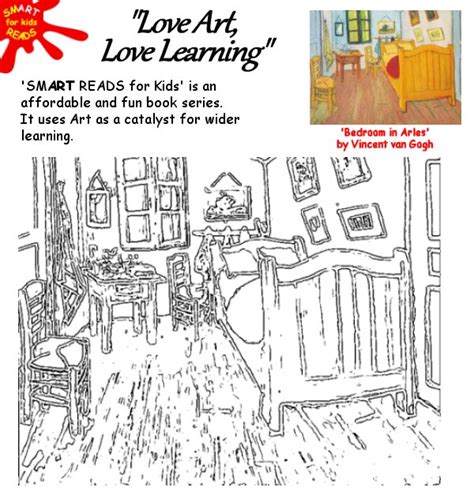 Van gogh's bedroom now is for rent on airbnb for 10usd/day. Free Kid's / Children's Coloring / Colouring in of Famous ...