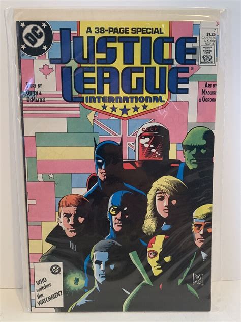 Justice League 1987 1 21 Annuals 1 And 2 International Batman Green