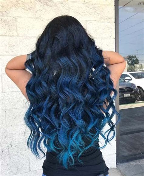 41 Bold And Beautiful Blue Ombre Hair Color Ideas About