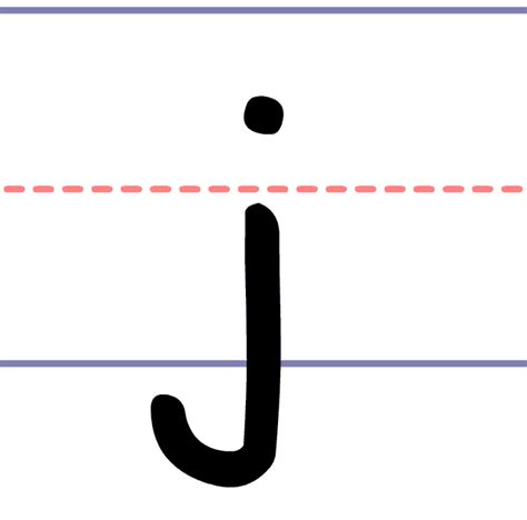 How To Write A Lowercase J