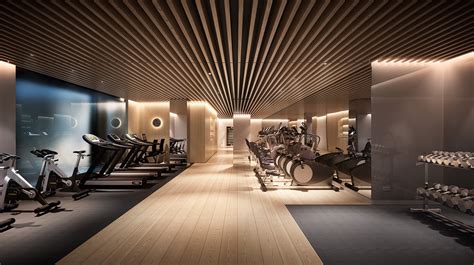 Pin By Muen On 住宅空间 In 2020 Gym Interior Fitness Design Gym Gym